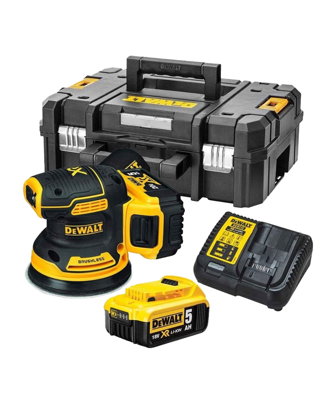 Szlifierka mimośrodowa akumulatorowa z baterią DeWALT