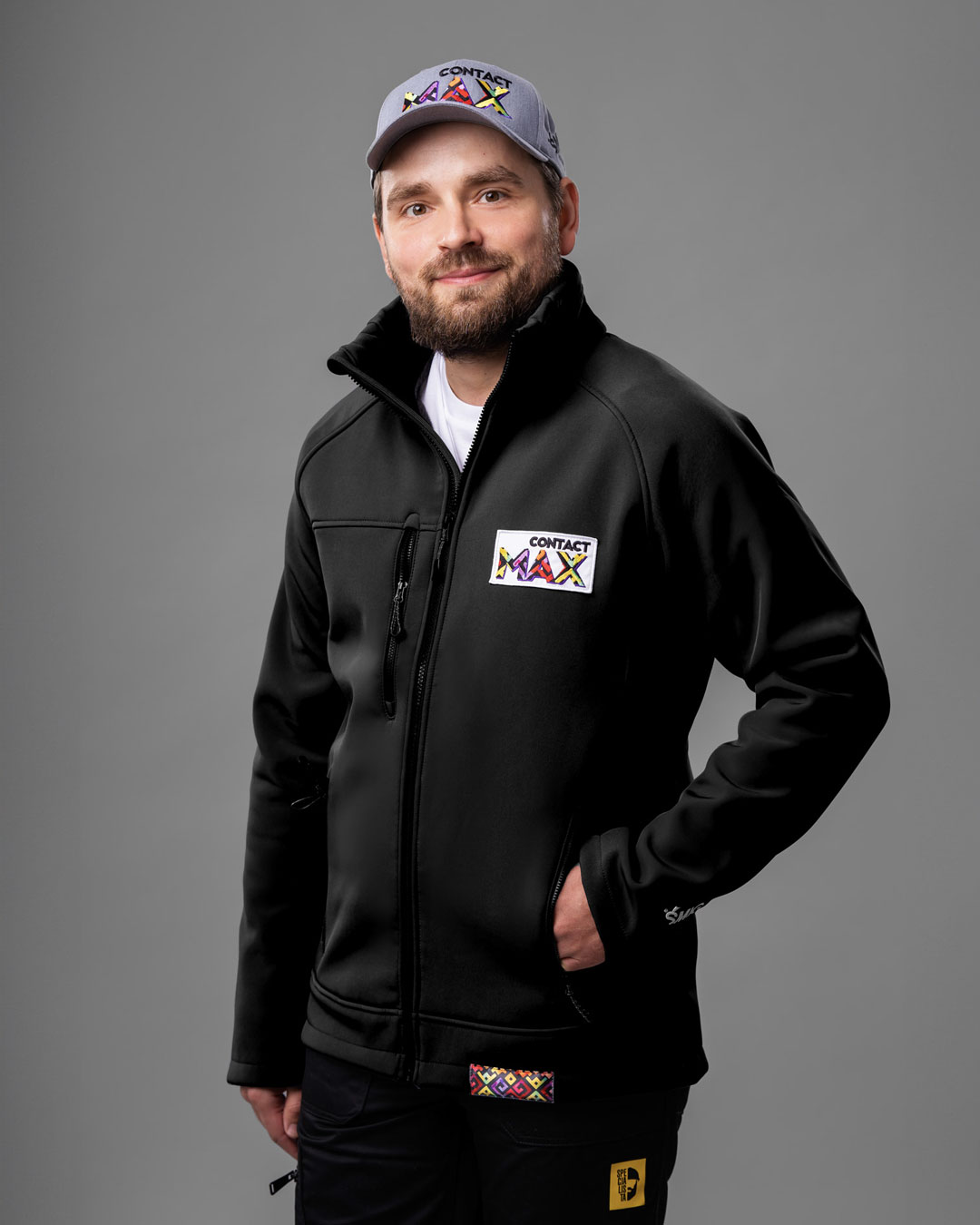 Softshell czarny Contact MAX