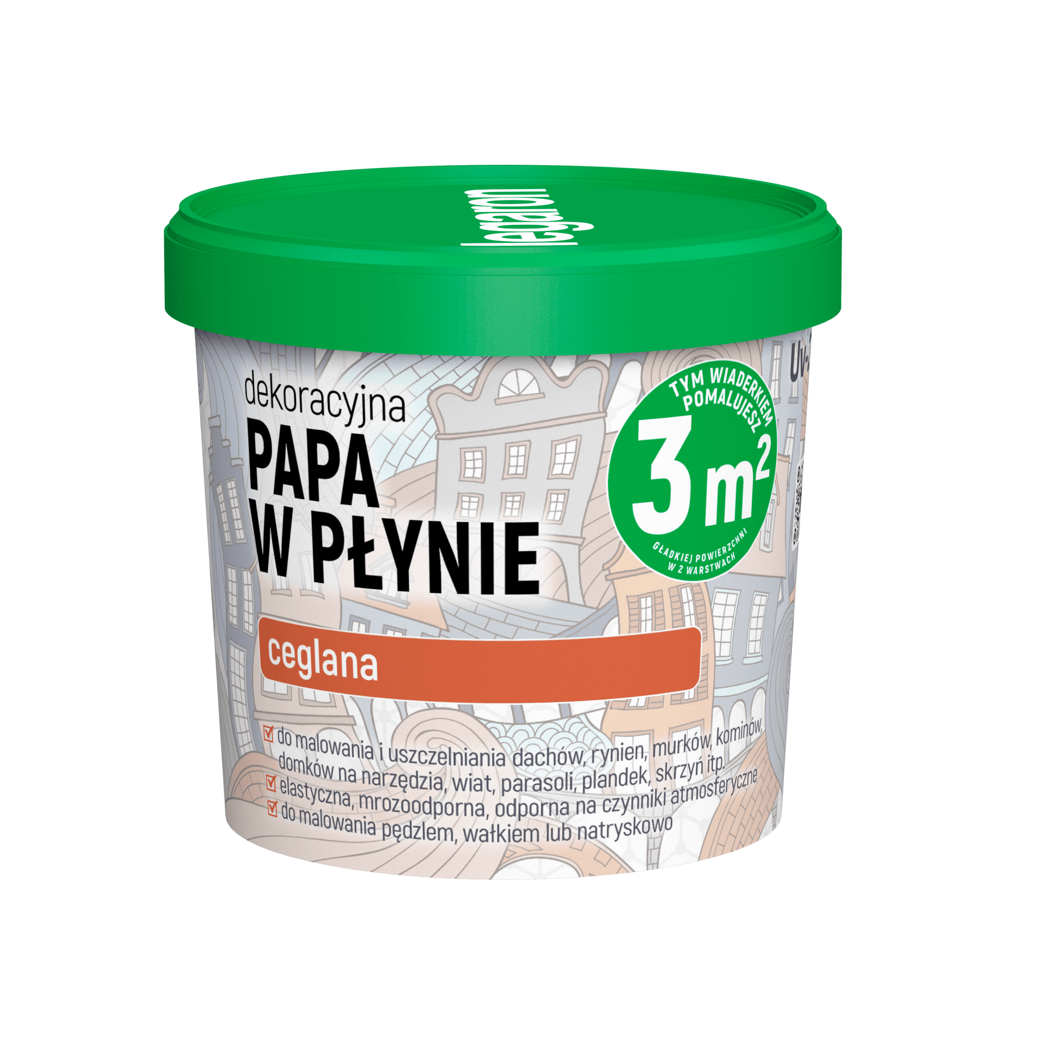 Papa w płynie ceglana – 1 litr