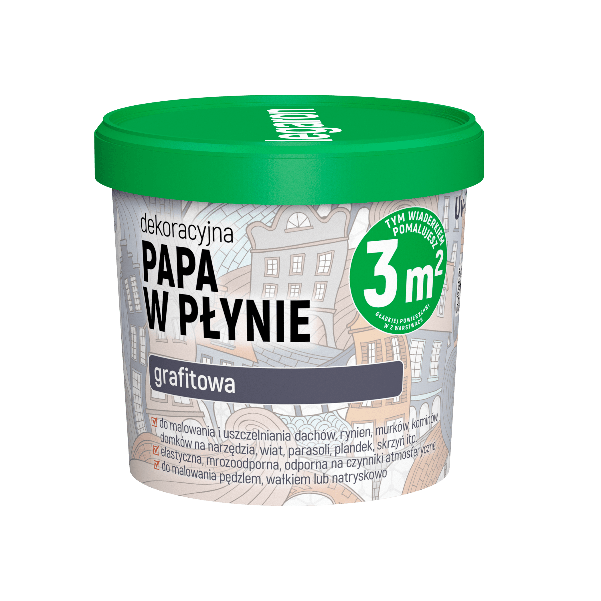 Papa w płynie grafitowa – 1 litr