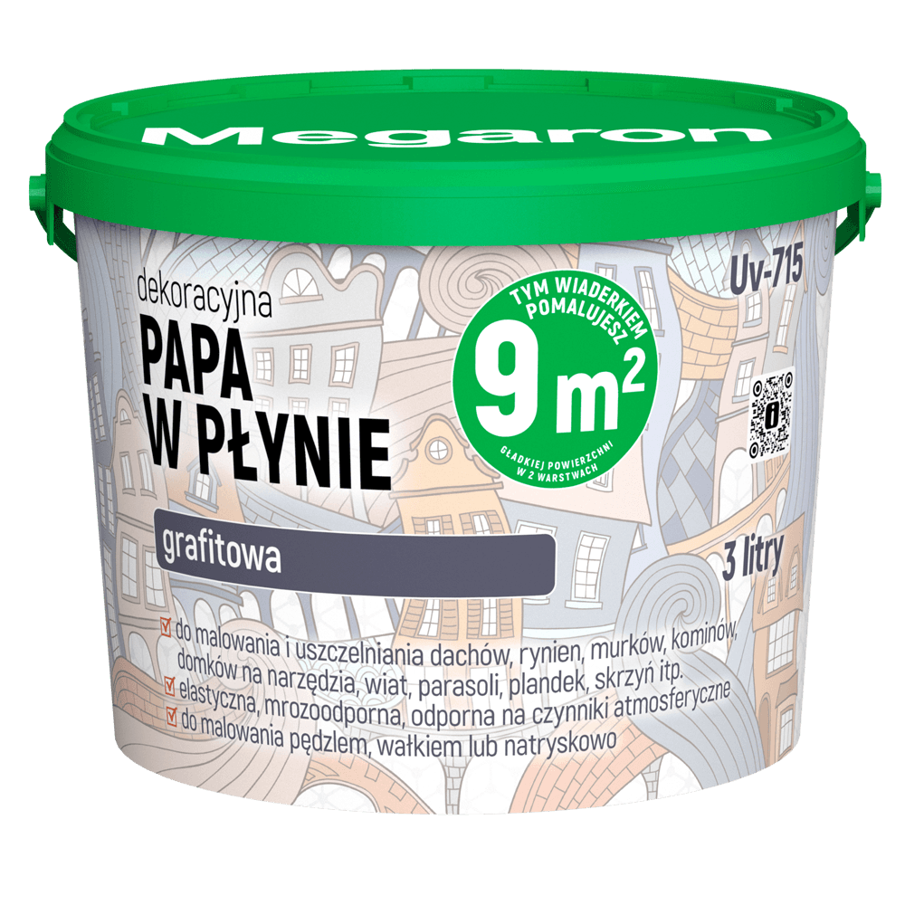 Papa w płynie grafitowa – 3 litry