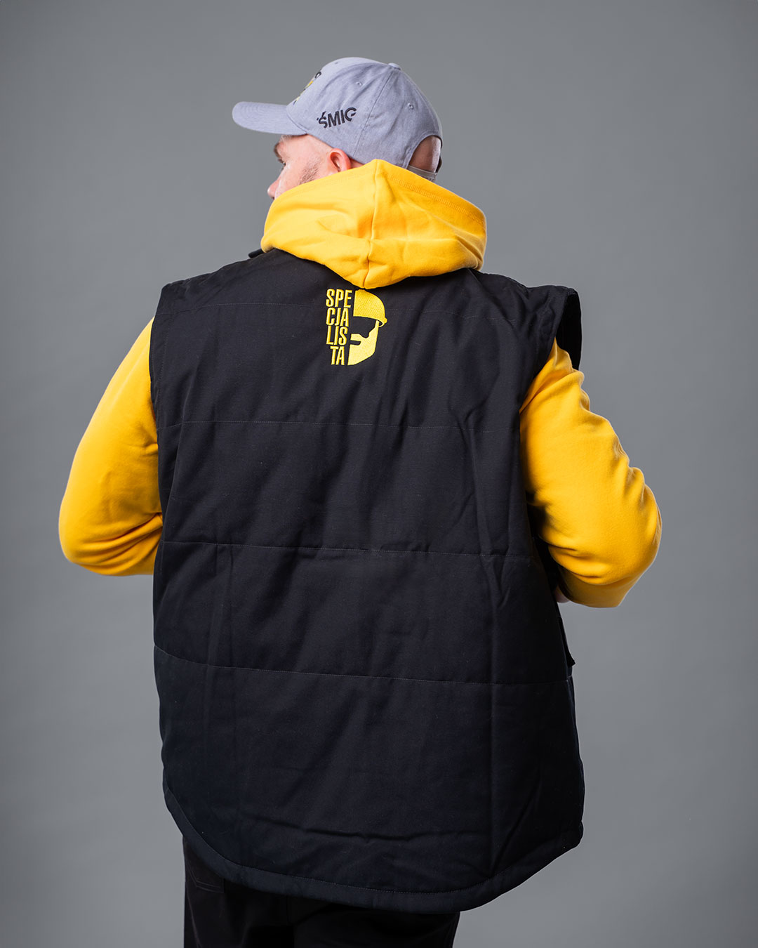 Czarna kamizelka SPECJALISTA