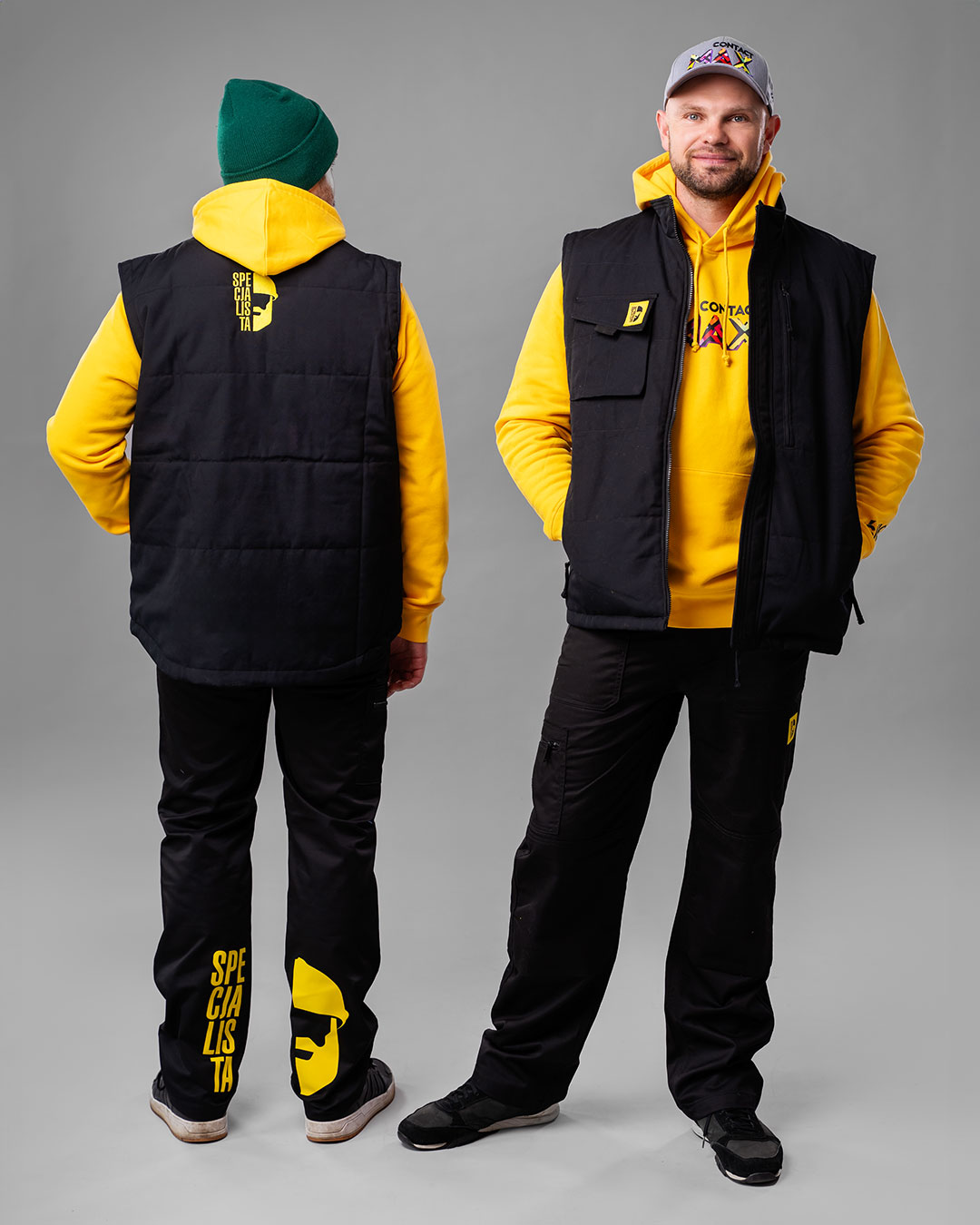 Czarne spodnie robocze SPECJALISTA